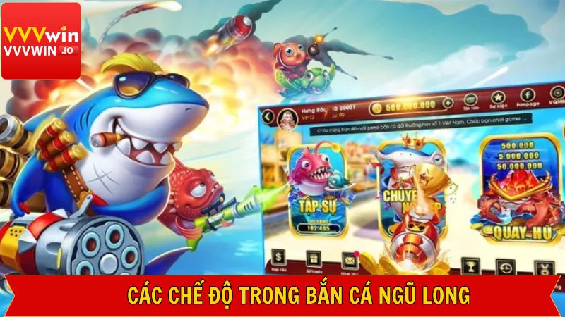 Những chế độ chơi bắn cá Ngũ long thú vị