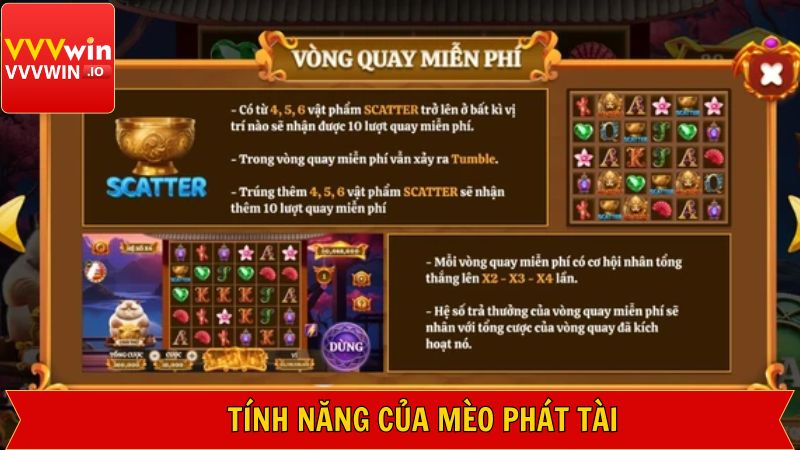 Những tính năng đặc biệt trong nổ hũ phát tài Vvvwin